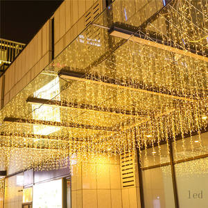 Magasins d'usine Noël Fée Glaçon Lumière 300 Led 110V 220V Fenêtre Chaîne Rideau Lumières En Gros - Product Image 6