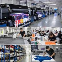 Kaos Olahraga Sublimasi Cepat Kering Custom Kerah Bulat Garis Sikat Bernapas untuk Latihan Tim