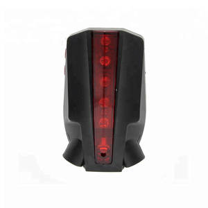 Alto Quantly 5 COB LED bicicletta corsia di sicurezza luce posteriore posteriore con percorso Laser 2 - Product Image 2