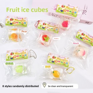 Nuevo Juguete Antiestrés de Goma Termoplástica con Forma de Cubo de Hielo y Fruta, Estirable, de Rebote Lento, Estilo Dibujos Animados - Product Image 3
