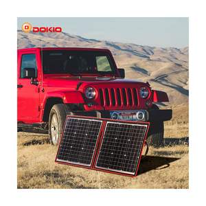 Panneau solaire monocristallin flexible 12V DC 100W 110W de qualité supérieure, marque <span class=keywords><strong>Dokio</strong></span> en Chine - Product Image 2