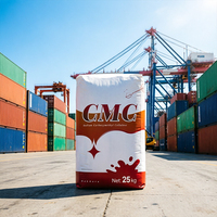Carboximetilcelulosa de Sodio (CMC) de Grado Alimenticio, Polvo Espesante y Estabilizador a Granel, 25 kg/Bolsa, Número CAS 9004-32-4 Vida útil de 2 años