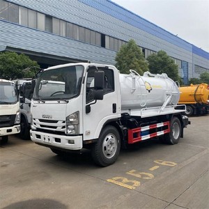 1suzu 4X2 6000L Vacuum Sewage <b>Suction</b> Truck | Septic Fecal Tank Cleaning Truck - Product Image 2