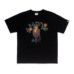 Camiseta Bapees Estampada Holgada de Moda para Hombre, Algodón de Alta Calidad, Nueva, Estilo Vintage, Marca de Diseño, Informal, 300 Gramos, Venta al Por Mayor - Product Image 2