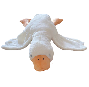 Peluche Gigante a Forma di Oca Bianca, Cuscino Morbido per Dormire, Regalo per Bambini, 50-130cm - Product Image 3