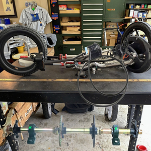 Accesorios para <span class=keywords><strong>Kart</strong></span> Eléctrico de Cuatro Ruedas Hecho en China, Eje Trasero Reforzado de 61-65-71-74 cm con Freno y Brida Triangular Reforzada - Product Image 3