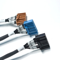 Conector de cable BMS AAUS01ASO-028K01 con carcasa y arnés de cableado personalizado en ambos extremos para automóvil, UL1332 24AWG, cobre estañado, 300V, electrónico