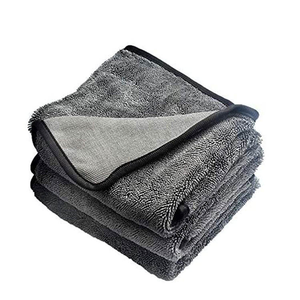 Serviette en microfibre à boucles torsadées personnalisées 500-1200 GSM, écologique, sans peluches, résistante aux rayures, pour le nettoyage et le séchage des voitures - Product Image 5