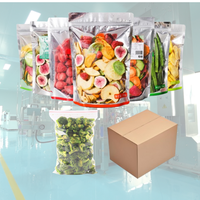 Approvisionnement direct usine OEM ODM Brocoli croustillant déshydraté à basse température Halal, snacks fitness pour la gym, frit sous vide