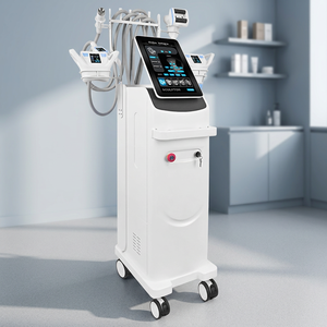 Máquina de belleza con rodillos giratorios y múltiples cabezales de tratamiento para la terapia de contorno corporal y disolución de grasa - Product Image 1