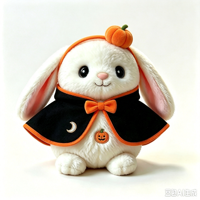 Lapin en peluche interactif intelligent AI, jouet parlant en tissu doux, poupée lapin avec commande vocale et capteur tactile, compagnon pour enfants