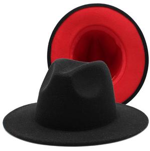 Chapeaux Fedora Unisexe Élégants Bicolores en Feutre Personnalisé, 40 Couleurs, Laine, Bord Large de 7,5 cm, pour Pêche, Fêtes, Vente en Gros 2023 - Product Image 4