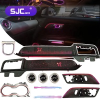 Éclairage d'ambiance pour voiture SJC Upgrade pour Ford Mustang 2012-2022, intérieur de voiture, 256 couleurs LED, accessoires de voiture, décoration intérieure