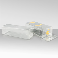 Boîte d'emballage multifonctionnelle en PVC transparent entièrement personnalisable avec logo sur mesure, en matériaux recyclés, pour rouge à lèvres et crème pour les yeux, vente en gros