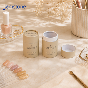 Boîte d'emballage personnalisée en tube de papier huilé pour lime à ongles, boîte cylindrique en carton kraft biodégradable pour produits de soin des ongles - Product Image 2
