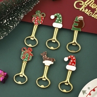Neuer Weihnachts-Flaschenöffner - Kreativer Welpen- und Bären-Geschenk-Flaschenöffner im Hut-Stil - Kleines Geschenkartikel