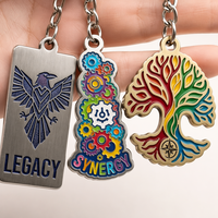 Porte-clés en émail de forme personnalisée, alliage de zinc, porte-clés en métal irrégulier, logo promotionnel, porte-clés souvenir, étiquette métallique pour cadeau
