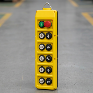 CMK Crane <b>Push</b> <b>Button</b> Control Station EOT Pendant Emergency Mushroom <b>Switch</b> Mechanical IP65 Waterproof Heavy Duty Plastic Model - Product Image 1