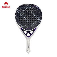 Raquettes de Padel Sportives de Haute Qualité, Personnalisation d'Usine, Raquettes de Padel Premium en Fibre de Carbone pour Fitness et Sports