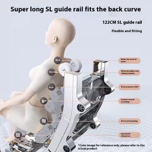 Redmar SL Rail Home Ganzkörper Luxus-Massage stuhl 6201 Schwerelosigkeit Multifunktion ale Raumkapsel Design Rote Farbe - Product Image 5