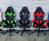 Chaise de jeu ergonomique 4D avec accoudoirs en cuir PU, pivotante et colorée, vente en gros à prix abordable