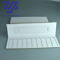 Plastic Microscope Slide Tray 10 Piece Mailer Storage Cardboard Tray Microscope Slide Holders