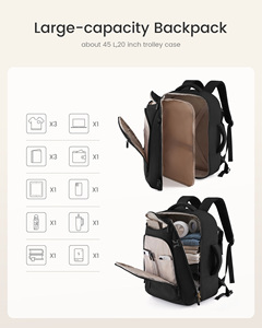 2026 LOVEVOOK Großer Wasserdichter Reiserucksack Modischer Rucksack mit Robustem Kleidersack für Damen und Herren Geschäfts-Weekender - Product Image 6
