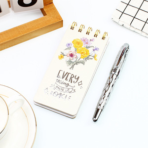 Tươi Đơn Giản Hoa Hoa Máy Tính Xách Tay Sáng Tạo Mini Mang Theo Túi Cuộn Dây Cuốn Sách A7 - Product Image 4