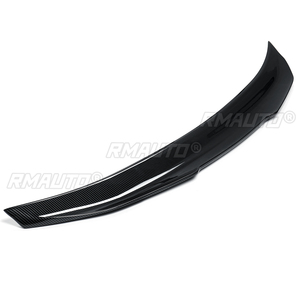 สปอยเลอร์หลังรถยนต์แบบ PSM สีดำเงา/ลายคาร์บอนไฟเบอร์ วัสดุ ABS สำหรับ Infiniti Q50 ปี 2014-2020 - Product Image 5