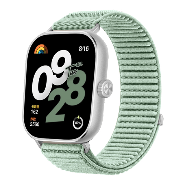 Premium Woven Nylon Band for Redmi Watch 4 5 6 Sport Velcro Strap With Metal Connector
