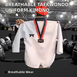 Pantalones Cortos de Taekwondo Unisex, Transpirables, de Poliéster/Algodón, Duraderos, con Logotipo Frontal, para Entrenamiento y Competencia, ¡Gran Venta! - Product Image 4