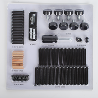 Kit d'installation personnalisé M4-8 jeu de vis à pointe en nylon vis Herbert kit d'installation de meubles avec emballage blister en plastique