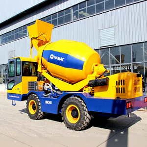 Camion malaxeur à béton autochargeur HAMAC HMC350/HMC400/HMC550 Capacité de décharge Moteur diesel - Product Image 1