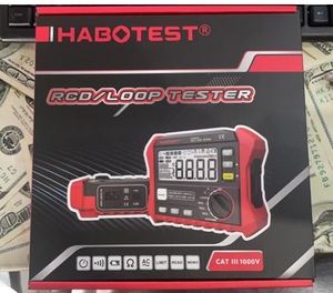 HABOTEST HT5910 電気機器 跨境漏電遮断器テスター ループ抵抗テスター 保護機能付き - Product Image 6