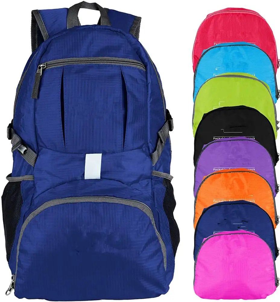 Zaino pieghevole impacchettabile 30-35L/zaino da trekking leggero e resistente/zainetto impermeabile