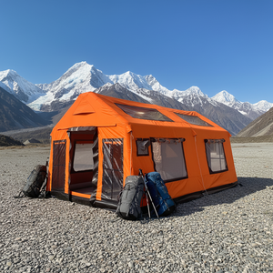 Grande Tente <span class=keywords><strong>de</strong></span> <span class=keywords><strong>Camping</strong></span> Gonflable Luxe Étanche et Durable pour 5, 6 ou 7 Personnes pour l'Extérieur - Product Image 1