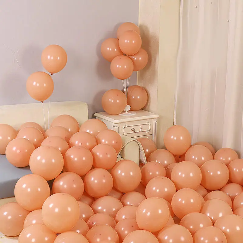 Venta al por mayor 10 pulgadas espesar Retro perla globos látex redondo fiesta proveedor decoración globo