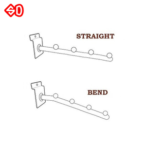 waterfall slatwall slat wall <b>hook</b> with balls - Product Image 2