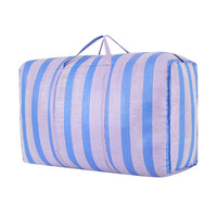 Sac de rangement et de déménagement portable en nylon, forme cube, style Asie du Sud-Est, pour vêtements et literie