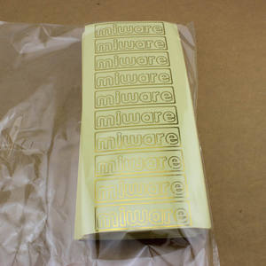 Cling Sliver Hot Stamping Gold Foil Clear Original New <span class=keywords><strong>Royal</strong></span> <span class=keywords><strong>Enfield</strong></span> Classic Mini Circle Sticker - Product Image 1