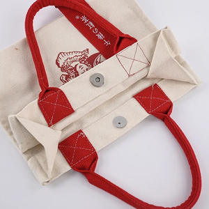 Toptan Özelleştirilebilir Logolu Moda Bez Çanta Pamuklu Kanvas Çanta Kanvas Çanta - Product Image 3