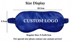 Promotional Soft Silk <b>Sleep</b> Satin Eye Custom Logo Simple Sleeping <b>Mask</b> - Product Image 2