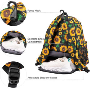 Free sample Professional Waterproof Sports Tennis Racket Bag <b>Backpack</b> <b>Large</b> Travel <b>Women</b> Tennis Carry Bag - Product Image 3