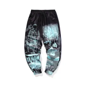 Men's All Over Printed Jogger Pants Drawstring Sweatpants Yoga Pants Gym Fitness Trousers Tapered Fit