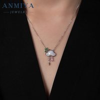 ANMIYA Creative Fashion Colliers Fine Jewelry Lightning Cloud Pendentif 925 Collier en argent pour femmes