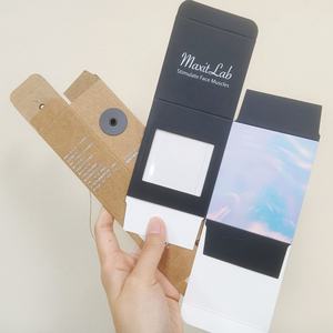 Boîte d'emballage cosmétique en gros pour produits de soin de la peau, boîte en carton kraft épais blanc pour lotion - Product Image 5