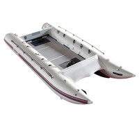 Bateau gonflable de course Zapcat 4,2 m pour 6 personnes, bateau à rames populaire en promotion