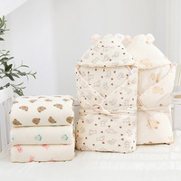Couverture d'emmaillotage pour bébé en mousseline de coton 100% respirante de haute qualité – Serviette d'emmaillotage 100% coton pour bébé