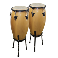 Professional Latin Percussion Wooden Conga Drum Set Professional Musical Instrument Conga Drum Sets With Stand
