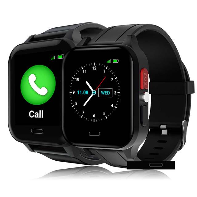 2024 New Wearable Emergency Calling Equipment SOS Health 4g Care Smartwatch GPS Track ECG Heart Rate Smart Watch for Elderly